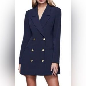 NWT🆕146- Good American Women Black Gold Accent Blazer Sz 3